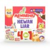 4 in 1 Qiti Book Mewarnai Tema 1 (Hewan Liar, Hewan Laut, Sayur & Benda Sekitar)