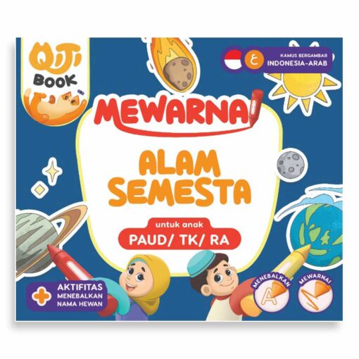 buku mewarnai anak - mewarnai alam semesta